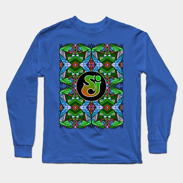 String Cheese Incident - Trippy Pattern 3 Long Sleeve T-Shirt by ShawnBallardDesigns